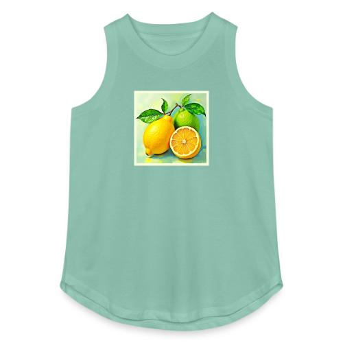 Zesty Citrus Burst of Sunshine Design - Women's Relaxed Tank Top
