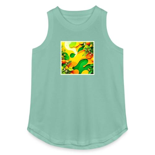 Fresh Citrus Summer Vibes Art - Women's Relaxed Tank Top