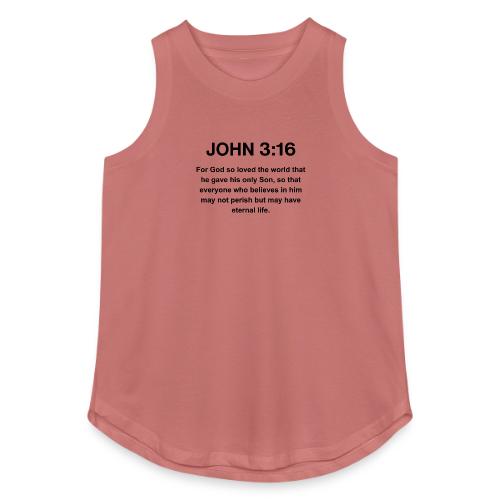 John 3:16 Christian Apparel – Bible Verse Clothing - Women's Relaxed Tank Top