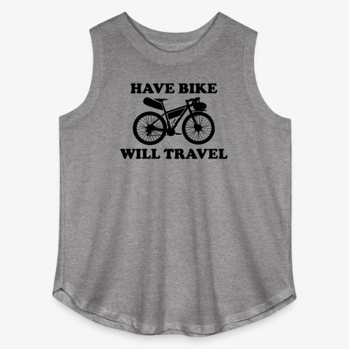 have bike will travel - Women's Curvy Relaxed Tank Top
