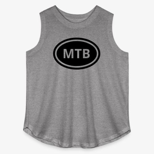MTB Oval Logo - Women's Curvy Relaxed Tank Top