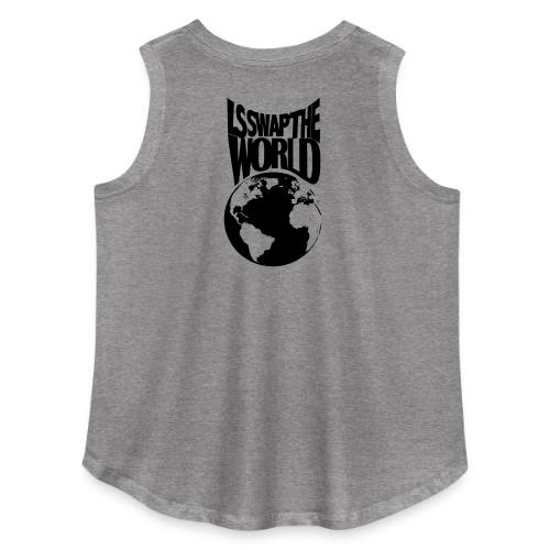 LS Swap the World (Front & Back) - Women's Curvy Relaxed Tank Top