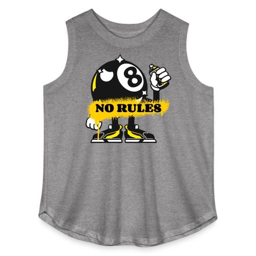 No Rules 8 Ball - Women's Curvy Relaxed Tank Top