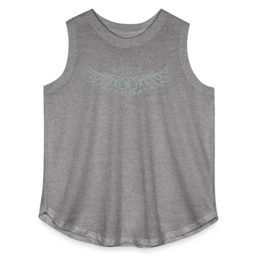 BELIEVE - Women's Curvy Relaxed Tank Top