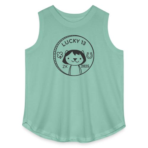 ZK2025 Lucky 13 - Women's Curvy Relaxed Tank Top