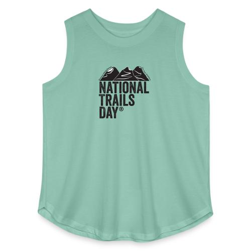 National Trails Day - Women's Curvy Relaxed Tank Top