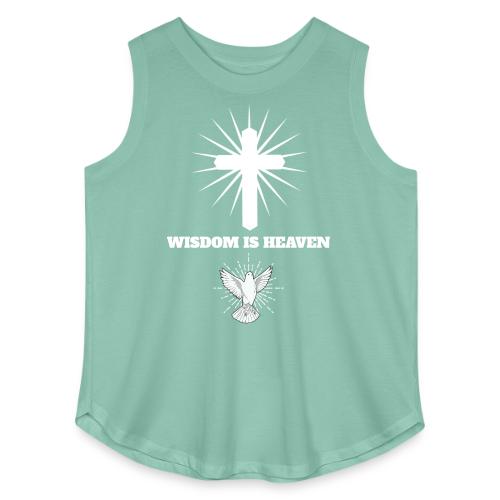 Wisdom is Heaven - Women's Curvy Relaxed Tank Top
