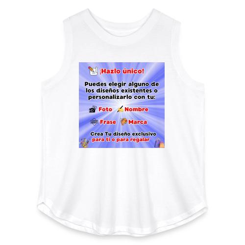 Personalized Souvenirs with Photo, Phrase, Design - Women's Curvy Relaxed Tank Top