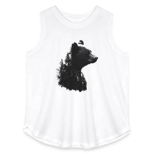 Forest Within the Bear - Women's Curvy Relaxed Tank Top