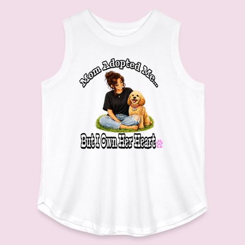 Mom Adopted Me But I Own Her Heart - Women's Curvy Relaxed Tank Top