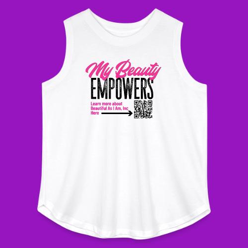 My Beauty Empowers - Women's Curvy Relaxed Tank Top