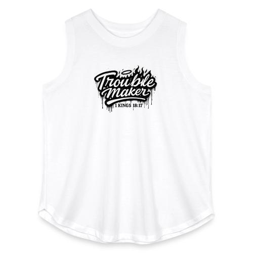 Troublemaker - Women's Curvy Relaxed Tank Top