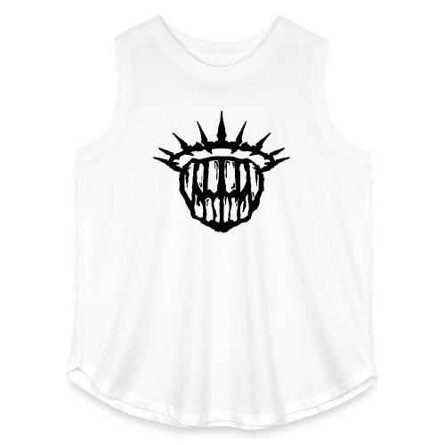 Teeth Of The Divine Sigil BLACK - Women's Curvy Relaxed Tank Top