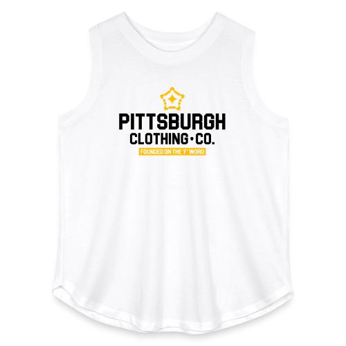 Founded on the 'F' Word Sticker - Women's Curvy Relaxed Tank Top