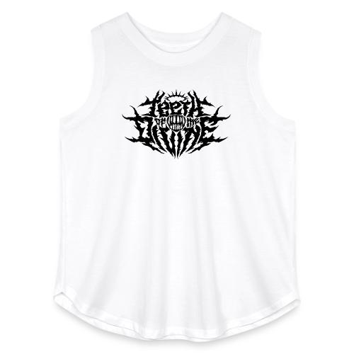 Teeth Of The Divine Logo BLACK - Women's Curvy Relaxed Tank Top