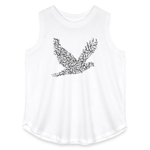 DOVE Peace in FLIGHT - Women's Curvy Relaxed Tank Top