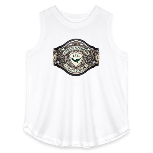 Nap Champion Belt T Shirt - Women's Curvy Relaxed Tank Top