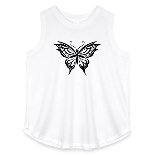 Stenciled🦋 BUTTERFLY - Women's Curvy Relaxed Tank Top