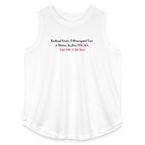 Radical Grace, Extravagant Love & Divine Justice - Women's Curvy Relaxed Tank Top
