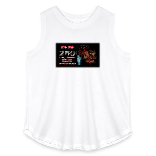 1776 - 2026 - 250 Years USA | Fireworks - Women's Curvy Relaxed Tank Top