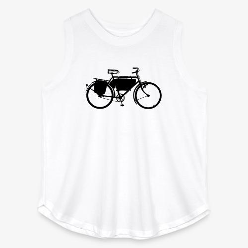 swiss_army_bike_bw - Women's Curvy Relaxed Tank Top
