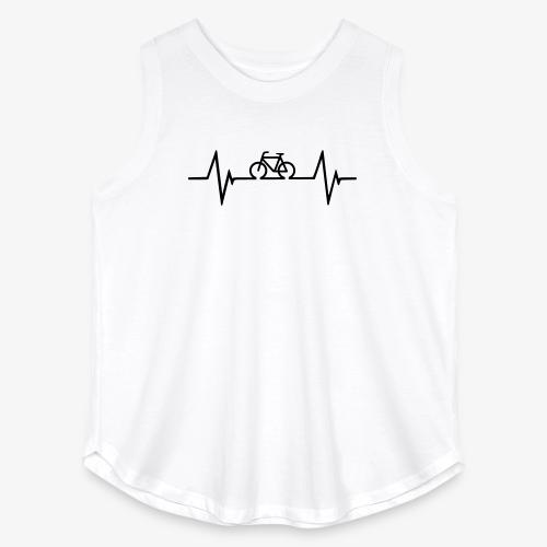 Bicycle Hearbeat - Women's Curvy Relaxed Tank Top