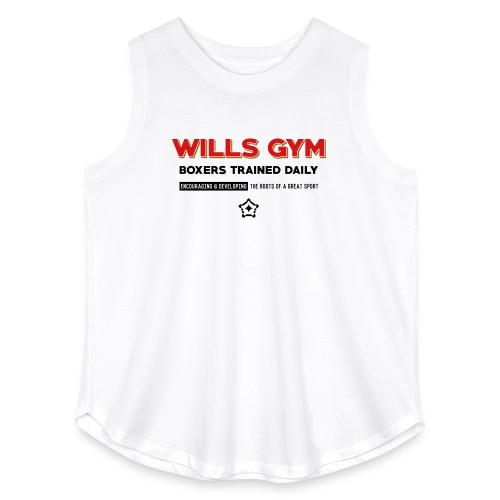 Wills Gym - Women's Curvy Relaxed Tank Top