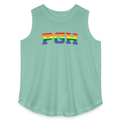 pgh_pride - Women's Curvy Relaxed Tank Top