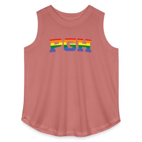 pgh_pride - Women's Curvy Relaxed Tank Top