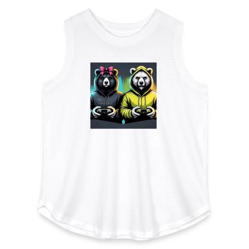 Gamer Bears - Women's Curvy Relaxed Tank Top
