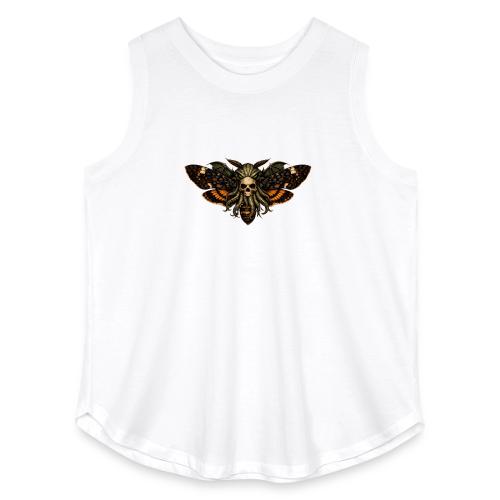 Cthulhu Moth Skull - Women's Curvy Relaxed Tank Top