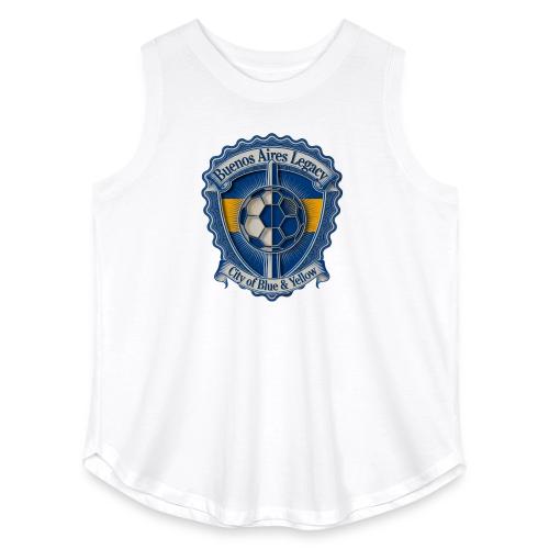 Buenos Aires Legacy T Shirt, Soccer City Pride Gif - Women's Curvy Relaxed Tank Top