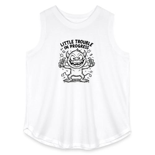 Playful Mischief Demon Illustration - Women's Curvy Relaxed Tank Top