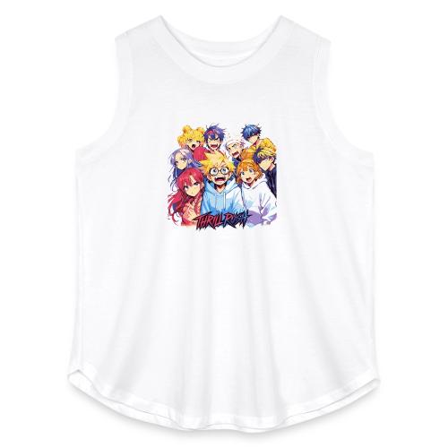 Thrill Rush Anime Squad Streetwear - Women's Curvy Relaxed Tank Top