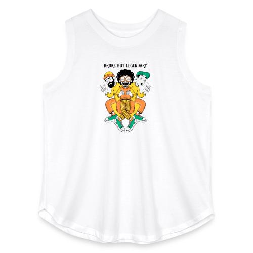 Legendary Broke Crew Retro - Women's Curvy Relaxed Tank Top