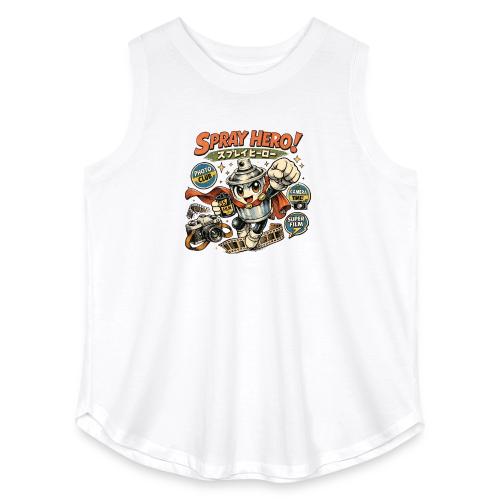 Analog Supplies Retro Film Camera Hero - Women's Curvy Relaxed Tank Top
