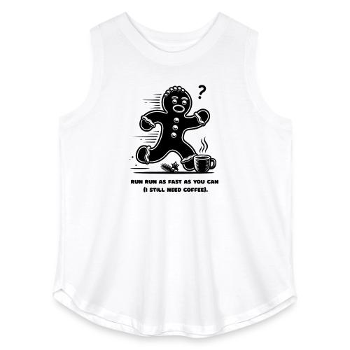 Gingerbread Man T-Shirt - Women's Curvy Relaxed Tank Top