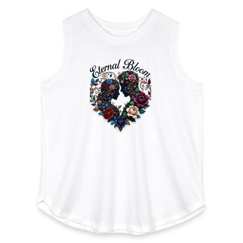 Eternal Bloom Embrace T-Shirt - Women's Curvy Relaxed Tank Top