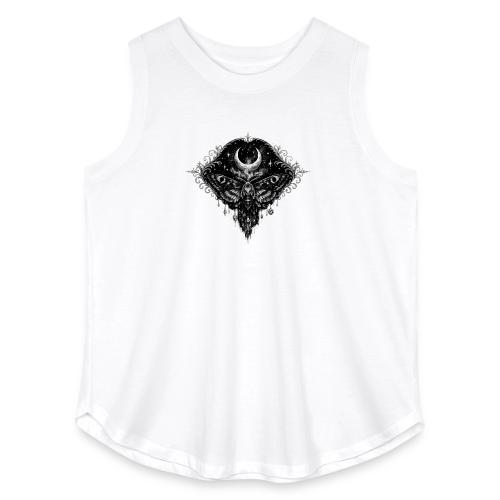 Crescent Moth - Women's Curvy Relaxed Tank Top