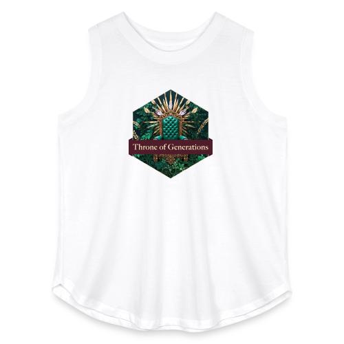 Women’s Day Vine Throne T Shirt, Gift for Grandma - Women's Curvy Relaxed Tank Top