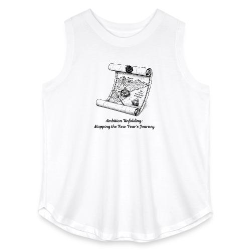 Unfolding Map of Ambition T-Shirt - Women's Curvy Relaxed Tank Top