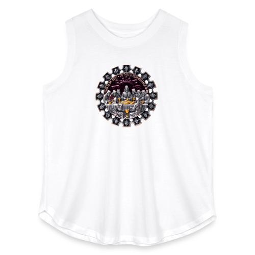 Last Supper Communion T Shirt, Faith Gift - Women's Curvy Relaxed Tank Top