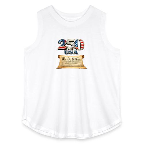 250th anniversary celebration of America - Women's Curvy Relaxed Tank Top