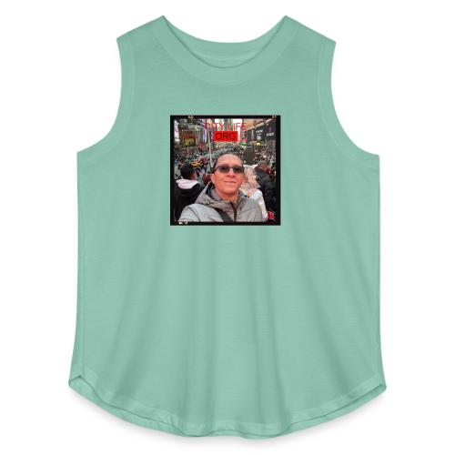 City Life Org Manhattan ft Jean - Women's Curvy Relaxed Tank Top