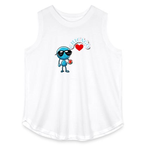 Smoon City_Chicago - Women's Curvy Relaxed Tank Top
