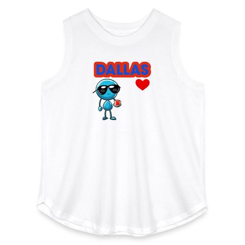 Smoon City_Dallas - Women's Curvy Relaxed Tank Top