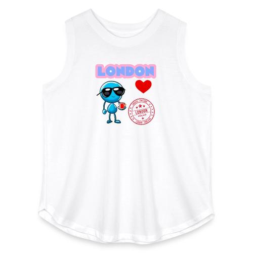 Smoon City_London - Women's Curvy Relaxed Tank Top