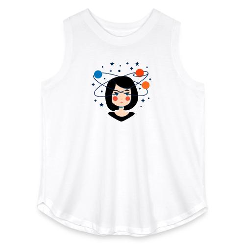 Spaced Out Girl – Mouse Pad - Women's Curvy Relaxed Tank Top