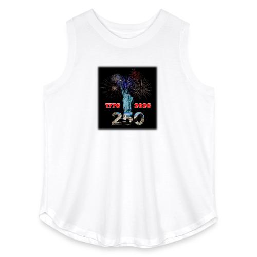1776 - 2026 - 250 Years USA | Fireworks - Women's Curvy Relaxed Tank Top