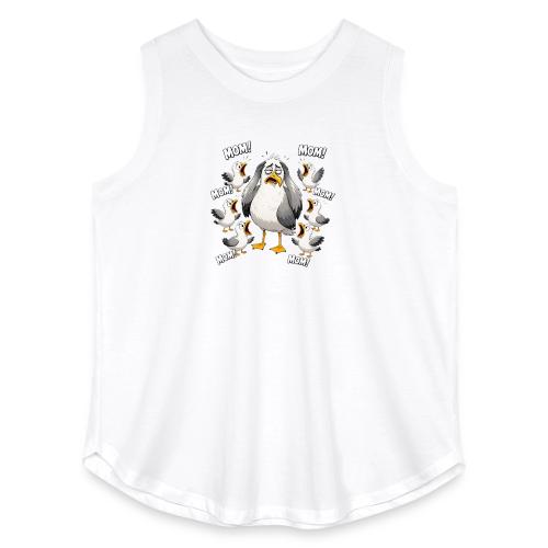 Seagull Mom Chaos - Women's Curvy Relaxed Tank Top
